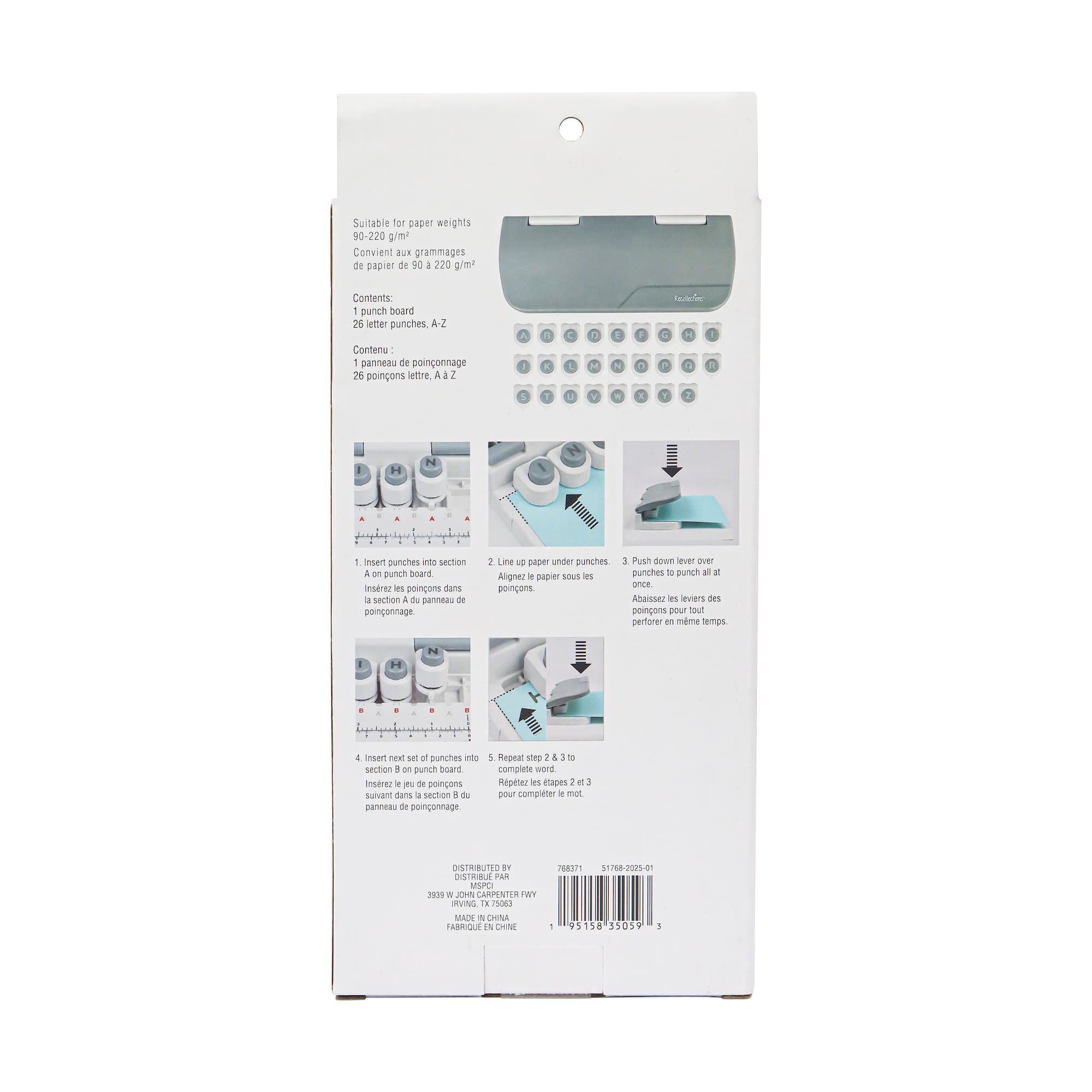 Alphabet Punch Board Set by Recollections™